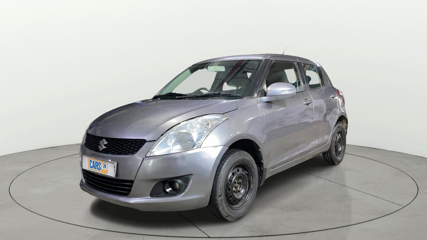 2013 Maruti Swift VXI, Petrol, Manual, 74,556 km, Left Front Diagonal