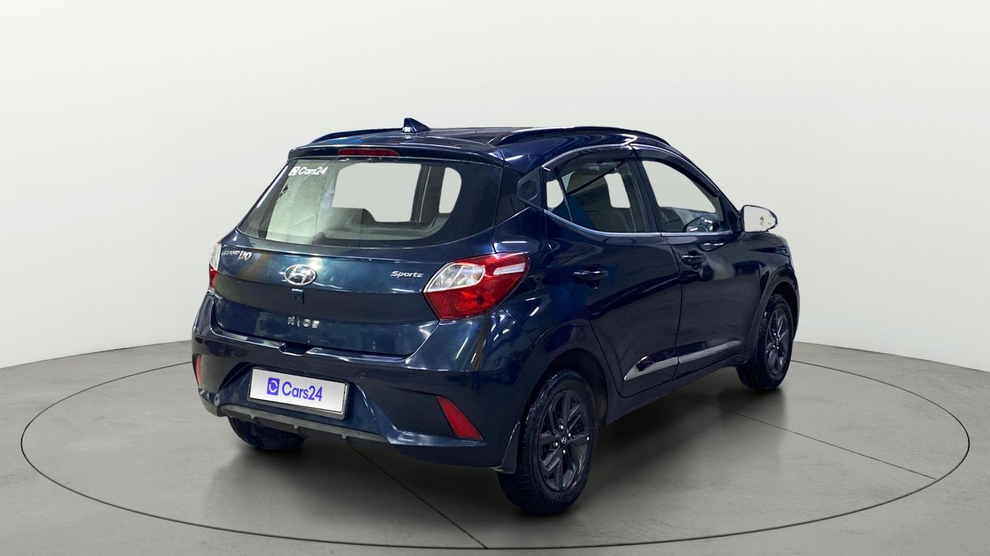 2019 Hyundai GRAND I10 NIOS SPORTZ 1.2 KAPPA VTVT, Petrol, Manual, 65,866 km, Right Back Diagonal