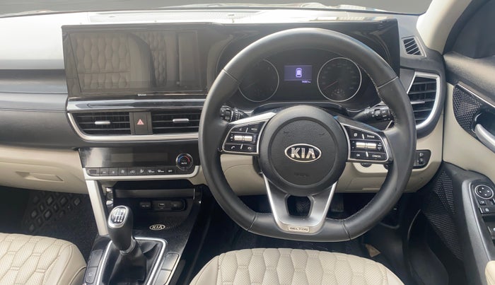 2020 KIA SELTOS HTX 1.5 DIESEL, Diesel, Manual, 74,958 km, Steering Wheel Close Up