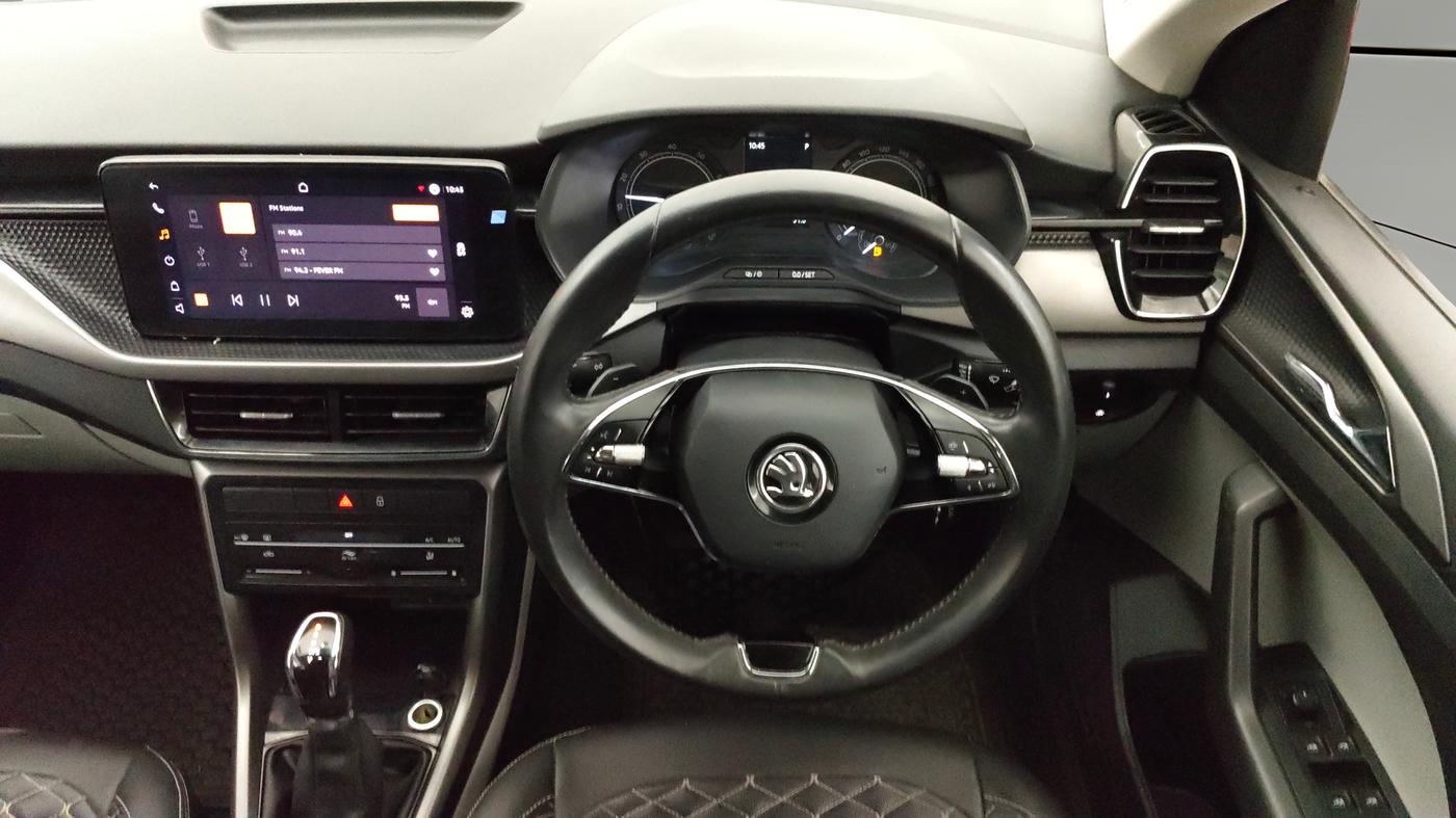2021 Skoda KUSHAQ AMBITION 1.0L TSI AT, Petrol, Automatic, 56,814 km, Steering Wheel Close Up