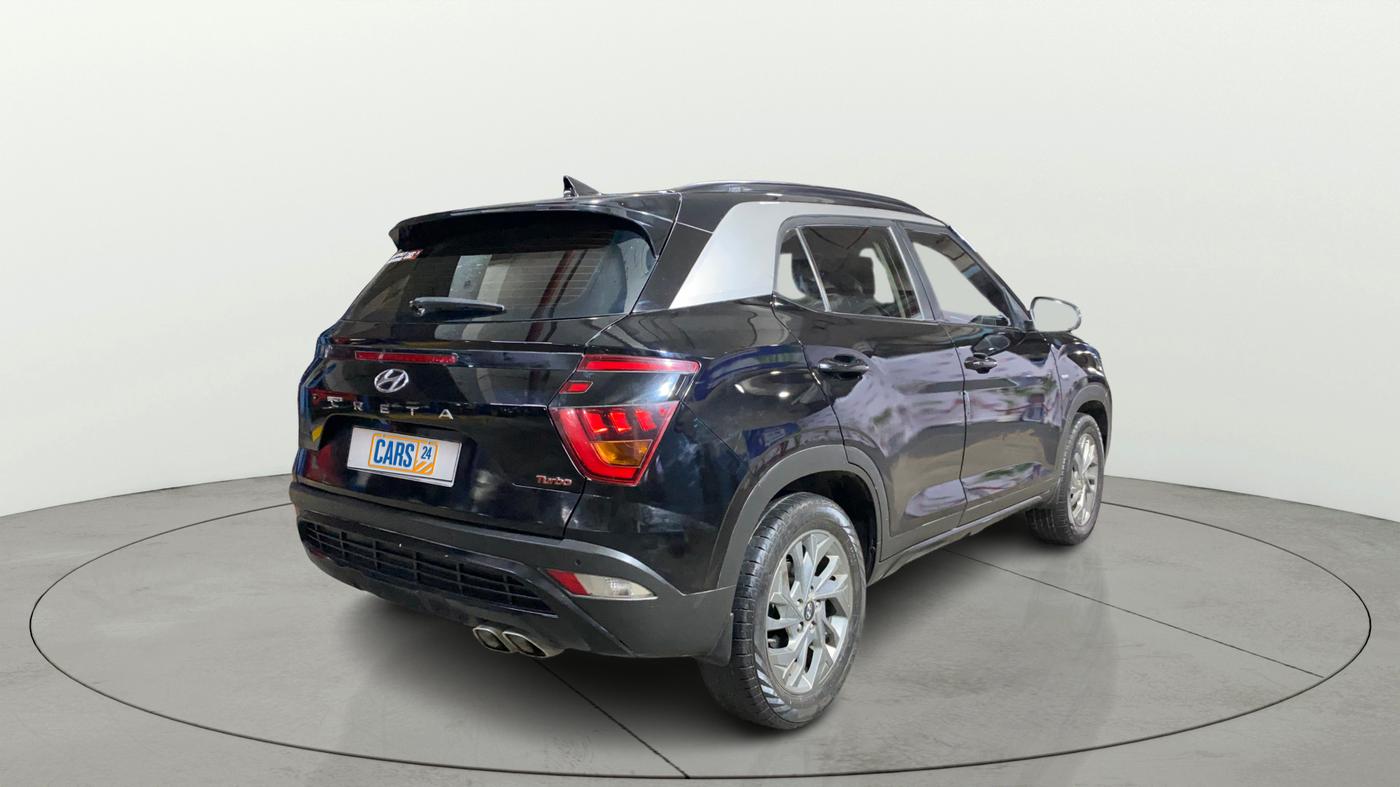 2020 Hyundai Creta SX (O) 1.4 TURBO DCT, Petrol, Automatic, 51,467 km, Right Back Diagonal