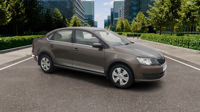 2021 Skoda Rapid ACTIVE 1.0 TSI, Petrol, Manual, 25,969 km, Right Front Diagonal