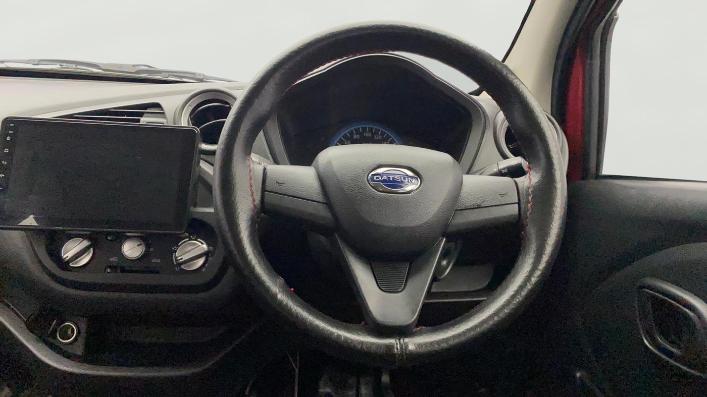 2018 Datsun Redi Go A, Petrol, Manual, 41,842 km, Steering Wheel Close Up
