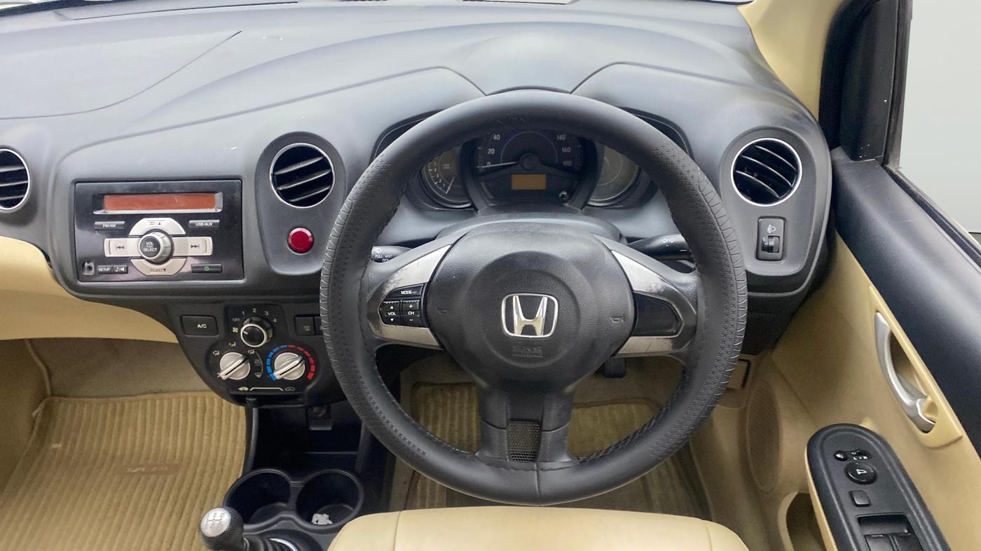 2015 Honda Amaze 1.2L I-VTEC VX, Petrol, Manual, 80,408 km, Steering Wheel Close Up