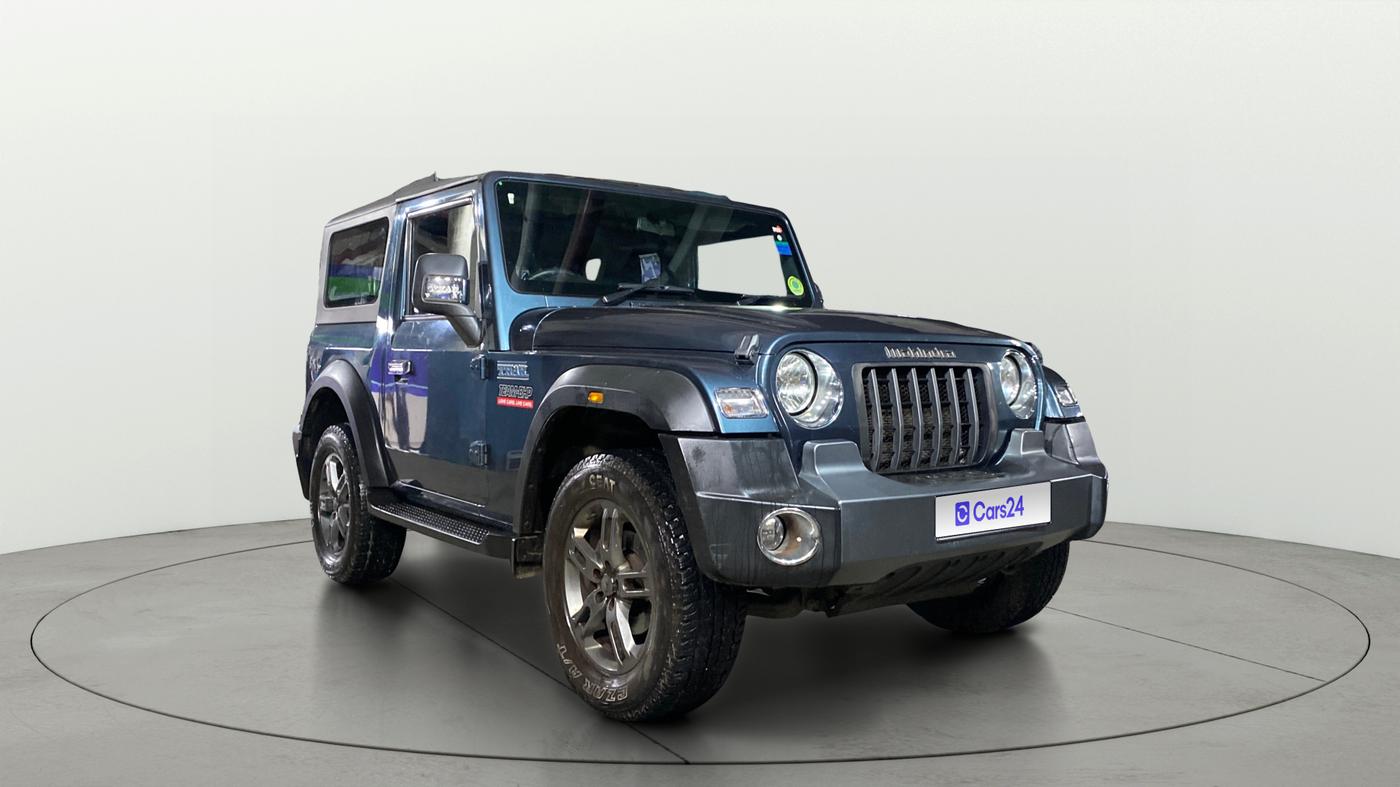 2021 Mahindra Thar LX HT PETROL 4WD MT, Petrol, Manual, 8,520 km, Right Front Diagonal