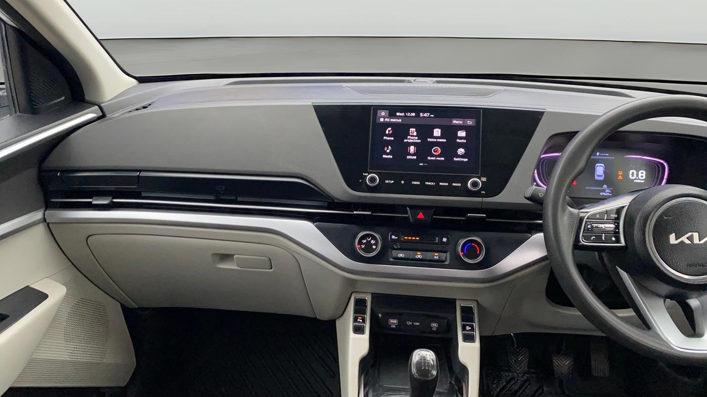 2023 KIA CARENS PRESTIGE 1.5 PETROL 7 STR, Petrol, Manual, 47,620 km, Air Conditioner