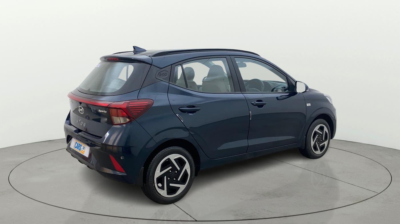 2023 Hyundai GRAND I10 NIOS SPORTZ AMT 1.2 KAPPA VTVT, Petrol, Automatic, 53,982 km, Right Back Diagonal