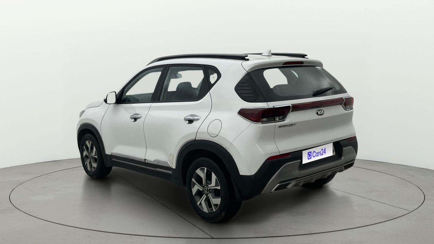 2020 KIA SONET HTX PLUS 1.5, Diesel, Manual, 1,33,523 km, Left Back Diagonal