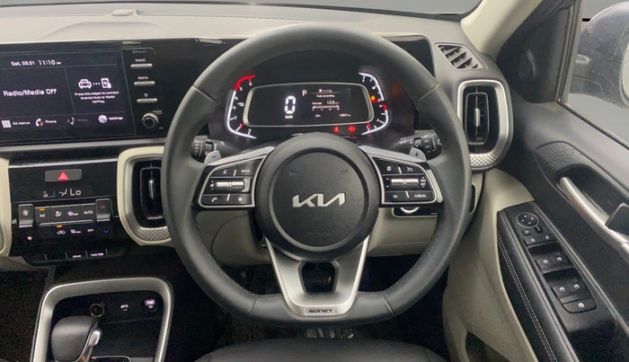 2023 KIA SONET HTX 1.5 AT, Diesel, Automatic, 13,804 km, Steering Wheel Close Up