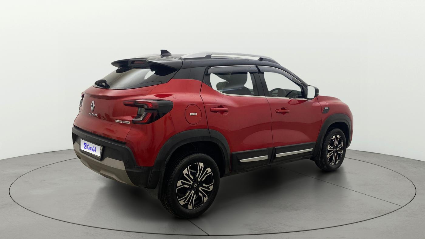 2021 Renault Kiger RXZ TURBO CVT DUAL TONE, Petrol, Automatic, 53,946 km, Right Back Diagonal