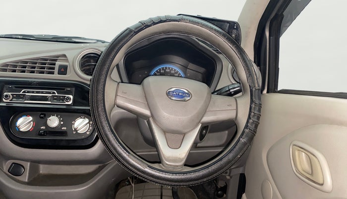 2017 Datsun Redi Go T (O), Petrol, Manual, 1,24,743 km, Steering Wheel Close Up
