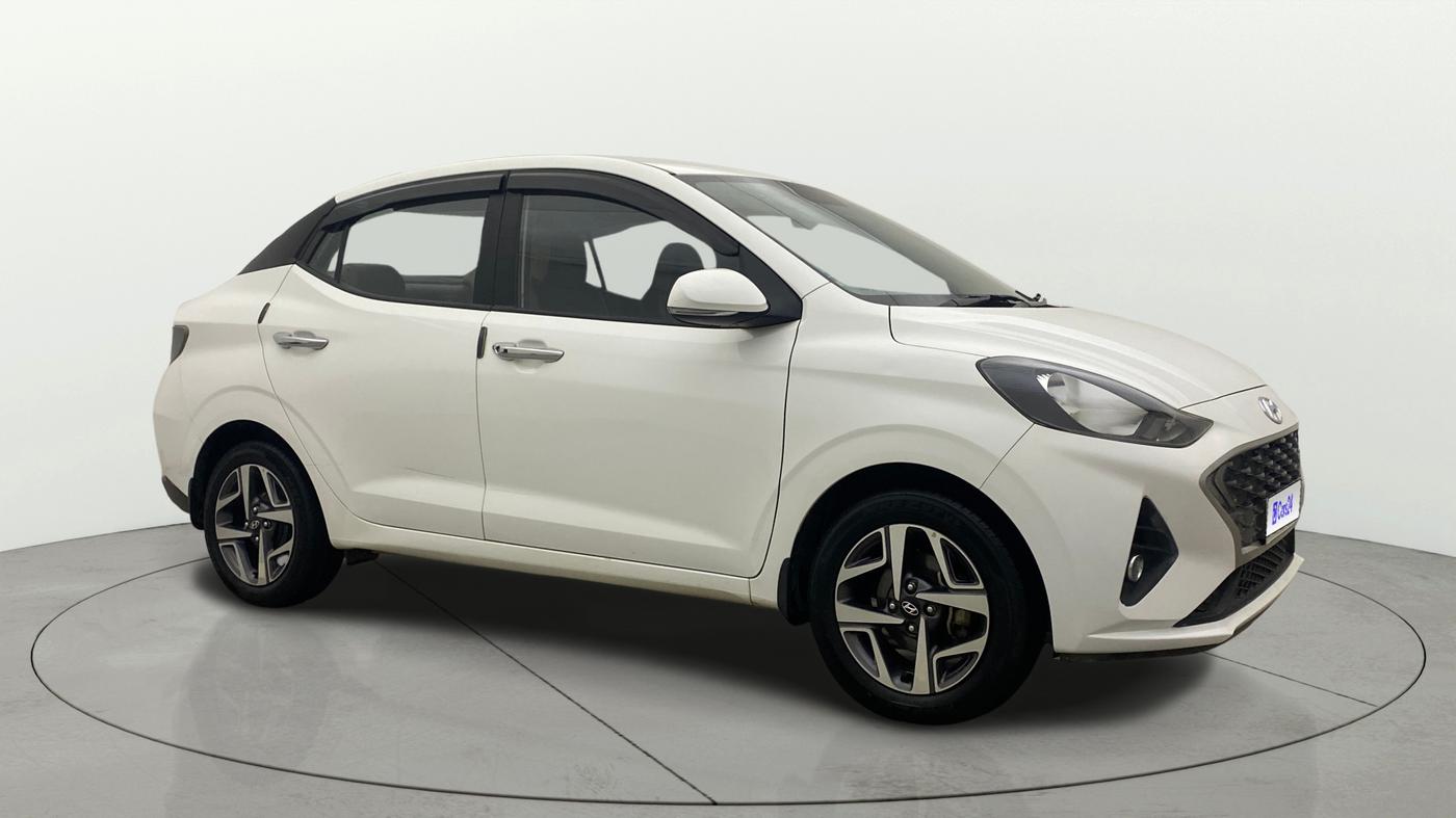 2021 Hyundai AURA SX 1.2, Petrol, Manual, 58,912 km, Right Front Diagonal