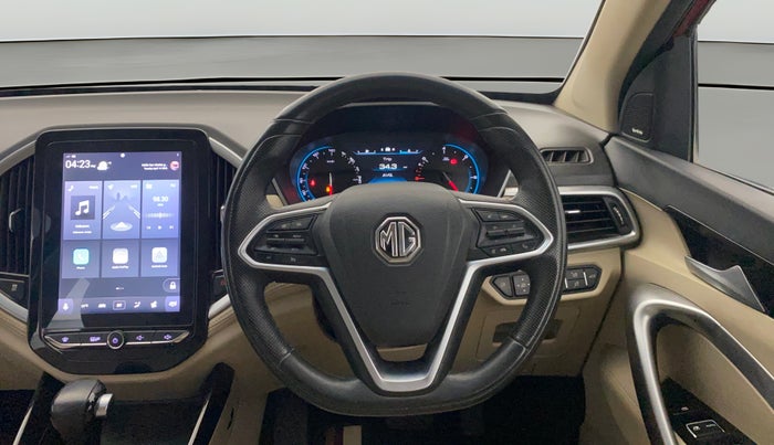 2021 MG HECTOR SHARP 1.5 PETROL CVT, Petrol, Automatic, 11,702 km, Steering Wheel Close Up