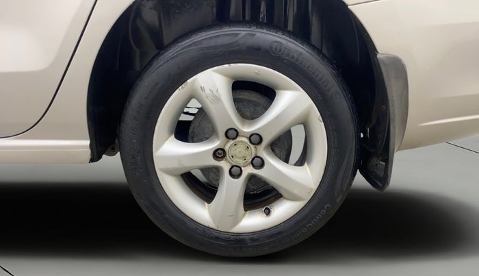 2012 Skoda Rapid ELEGANCE 1.6 TDI CR MT, Diesel, Manual, 72,503 km, Left Rear Wheel