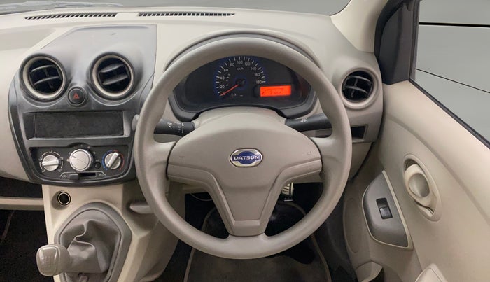 2014 Datsun Go T, Petrol, Manual, 21,446 km, Steering Wheel Close Up