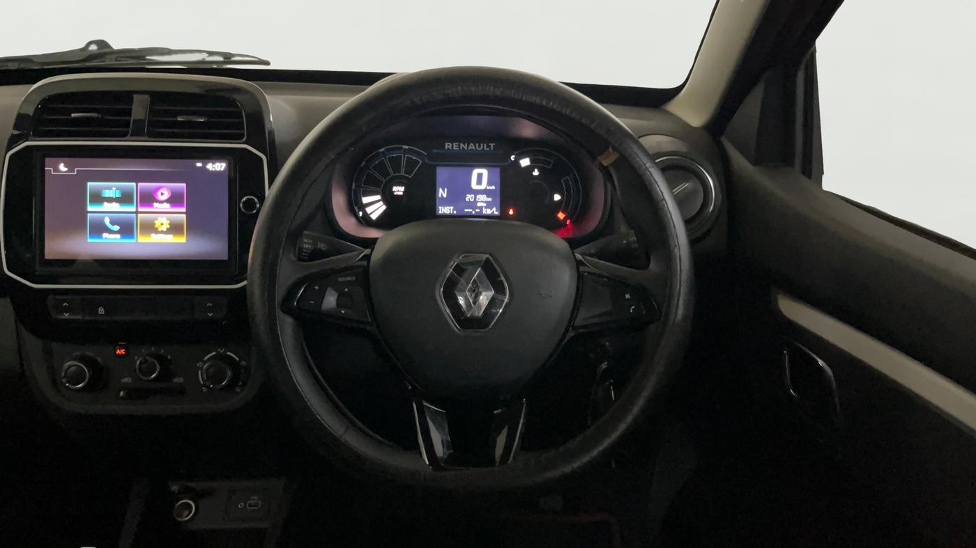 2024 Renault Kwid CLIMBER AMT 1.0, Petrol, Automatic, 20,249 km, Steering Wheel Close Up