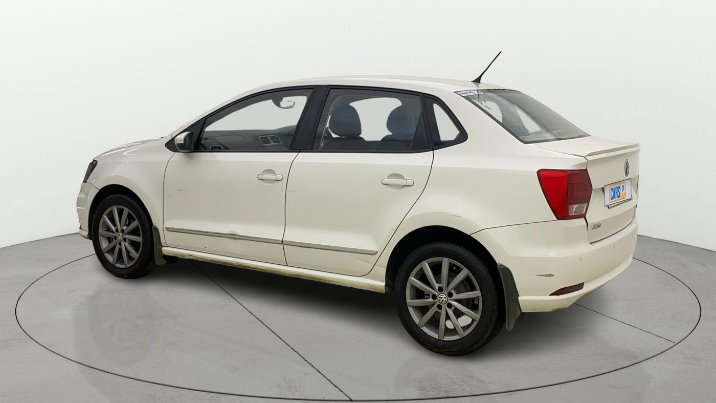 2019 Volkswagen Ameo HIGHLINE PLUS 1.5L AT 16 ALLOY, Diesel, Automatic, 1,01,031 km, Left Back Diagonal