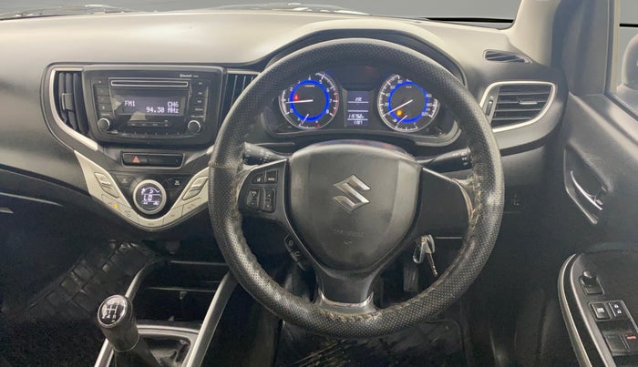 2018 Maruti Baleno DELTA PETROL 1.2, Petrol, Manual, 1,15,751 km, Steering Wheel Close Up