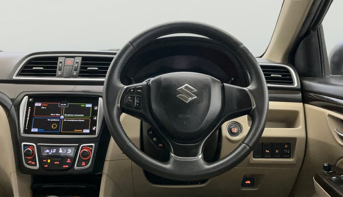 2018 Maruti Ciaz ALPHA  AT 1.4  PETROL, Petrol, Automatic, 62,609 km, Steering Wheel Close Up