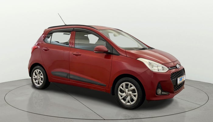 2017 Hyundai Grand i10 SPORTZ (O) 1.2 KAPPA VTVT, CNG, Manual, 63,119 km, Right Front Diagonal