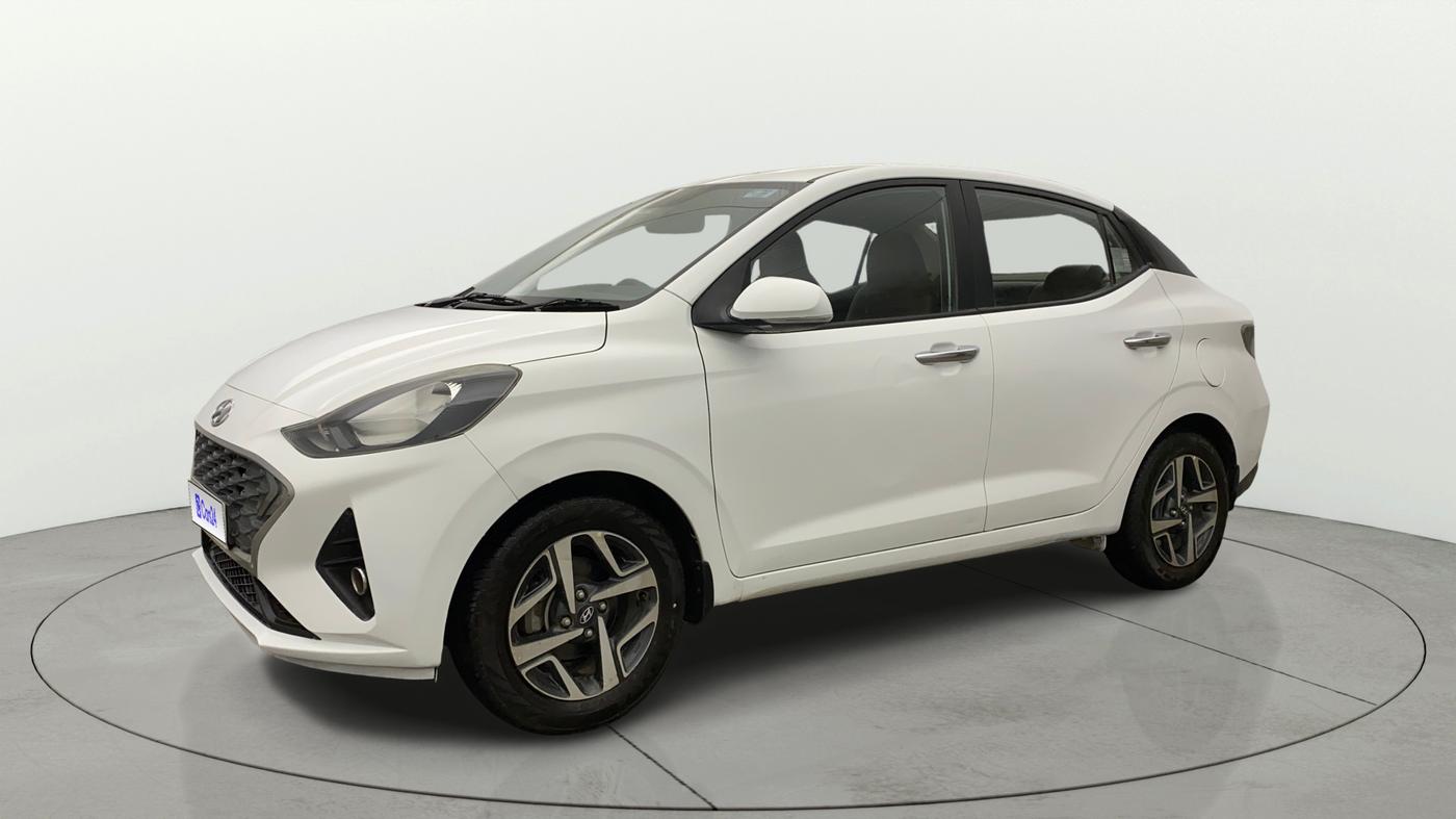 2021 Hyundai AURA SX 1.2, Petrol, Manual, 1,16,017 km, Left Front Diagonal