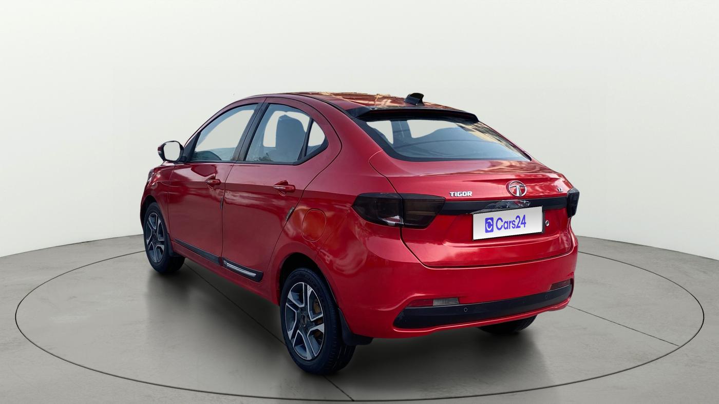 2018 Tata TIGOR XZ PETROL, CNG, Manual, 94,695 km, Left Back Diagonal