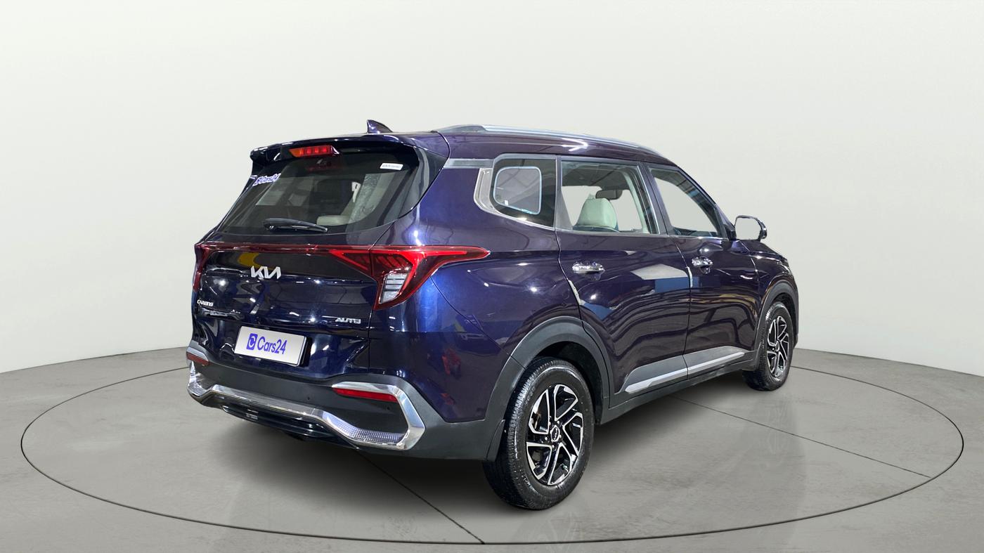 2022 KIA CARENS LUXURY PLUS 1.5 DIESEL AT 7 STR, Diesel, Automatic, 74,424 km, Right Back Diagonal