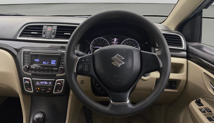 2017 Maruti Ciaz ZETA 1.4  AT PETROL, Petrol, Automatic, 88,506 km, Steering Wheel Close Up