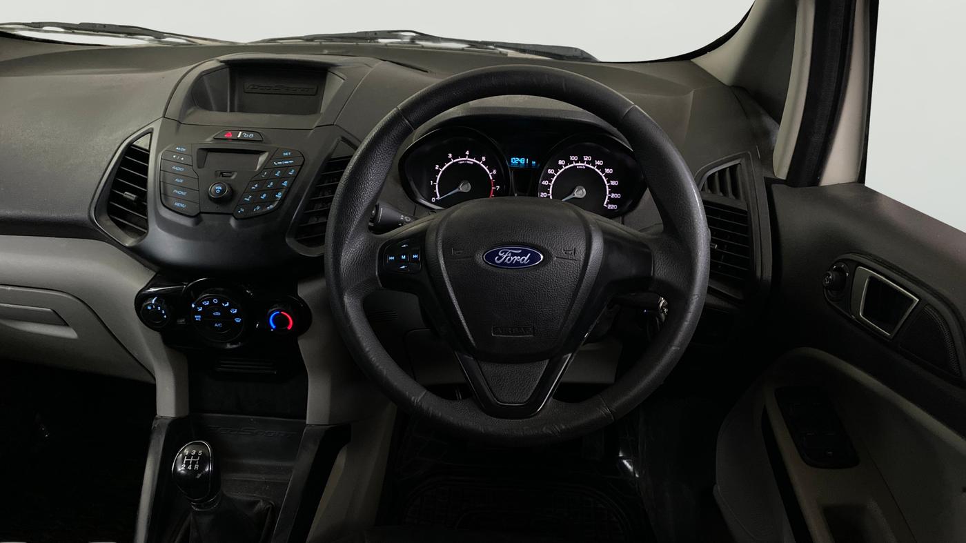 2017 Ford Ecosport TREND 1.5L PETROL, Petrol, Manual, 1,02,473 km, Steering Wheel Close Up