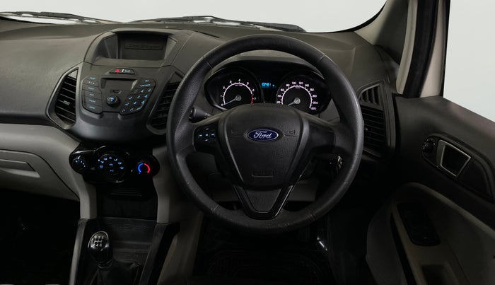 2017 Ford Ecosport TREND 1.5L PETROL, Petrol, Manual, 1,02,473 km, Steering Wheel Close Up