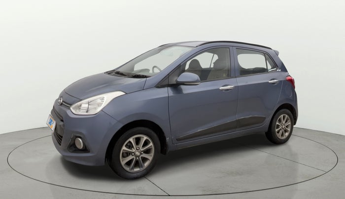 2014 Hyundai Grand i10 ASTA (O) 1.2 KAPPA VTVT, Petrol, Manual, 27,339 km, Left Front Diagonal