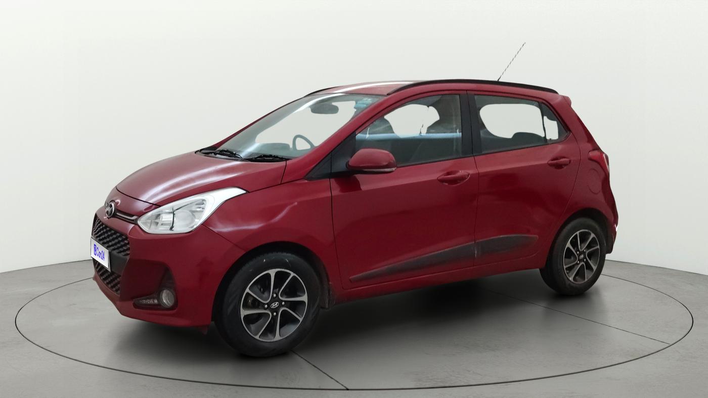 2017 Hyundai Grand i10 SPORTZ (O) AT 1.2 KAPPA VTVT, Petrol, Automatic, 69,502 km, Left Front Diagonal