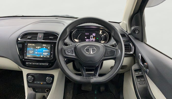 2023 Tata TIGOR XZA PLUS PETROL, Petrol, Automatic, 9,853 km, Steering Wheel Close Up