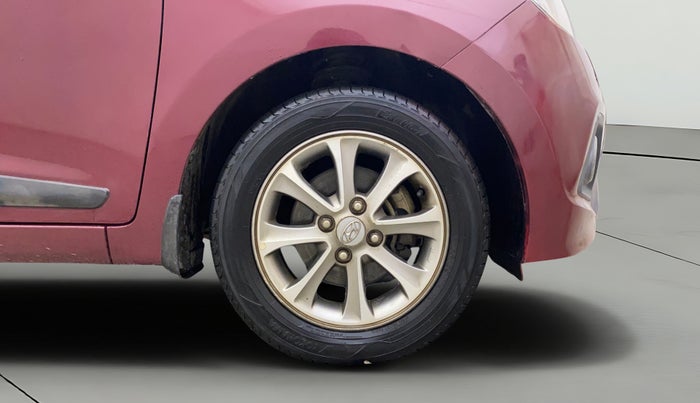 2016 Hyundai Grand i10 ASTA (O) AT 1.2 KAPPA VTVT, Petrol, Automatic, 63,796 km, Right Front Wheel