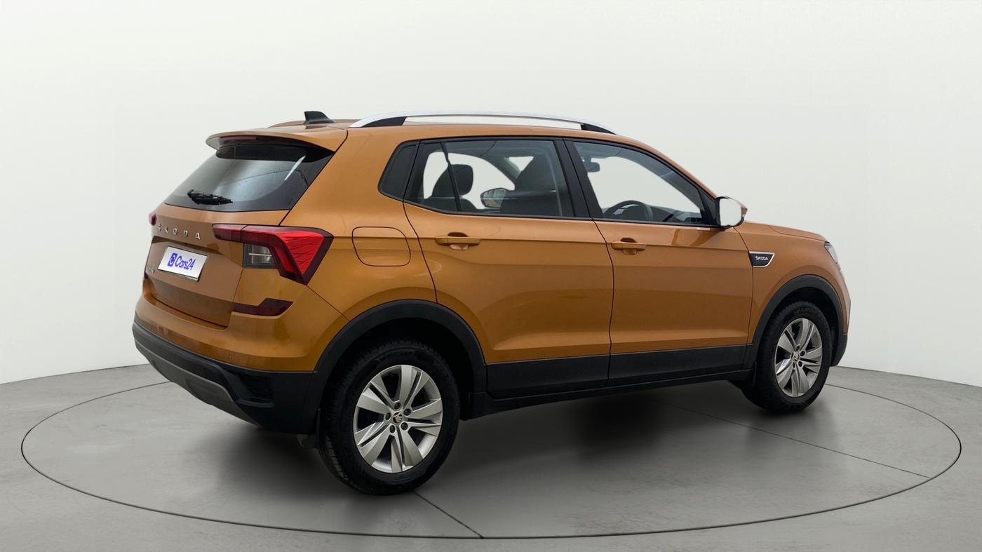 2023 Skoda KUSHAQ AMBITION 1.0L TSI AT, Petrol, Automatic, 15,555 km, Right Back Diagonal