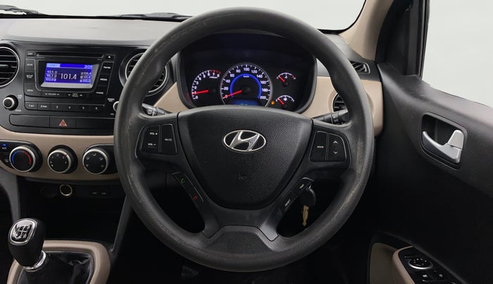 2015 Hyundai Grand i10 SPORTZ 1.2 KAPPA VTVT, Petrol, Manual, 69,663 km, Steering Wheel Close Up