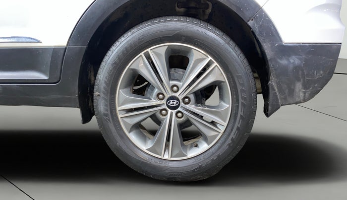 2017 Hyundai Creta SX PLUS 1.6 PETROL DUAL TONE, Petrol, Manual, 37,014 km, Left Rear Wheel