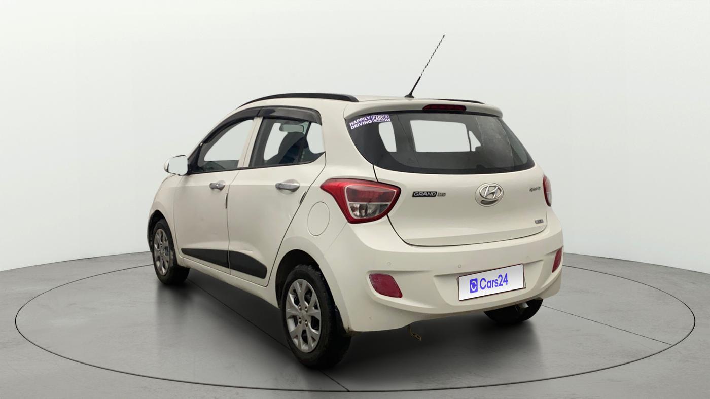 2015 Hyundai Grand i10 SPORTZ 1.2 KAPPA VTVT, Petrol, Manual, 27,891 km, Left Back Diagonal