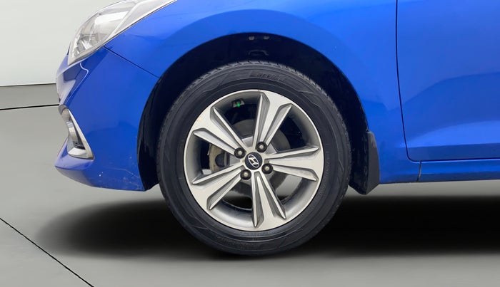 2018 Hyundai Verna 1.6 VTVT SX O, Petrol, Manual, 75,618 km, Left Front Wheel