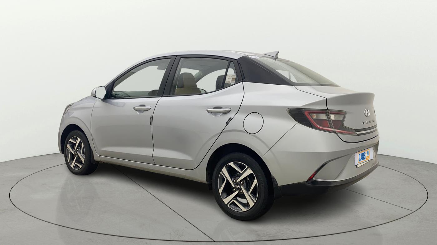 2021 Hyundai AURA SX PLUS 1.2 AMT, Petrol, Automatic, 26,914 km, Left Back Diagonal