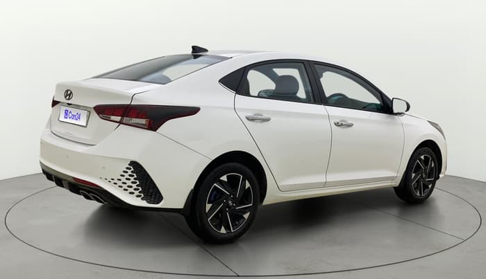 2021 Hyundai Verna SX (O) 1.0 TURBO DCT, Petrol, Automatic, 62,681 km, Right Back Diagonal