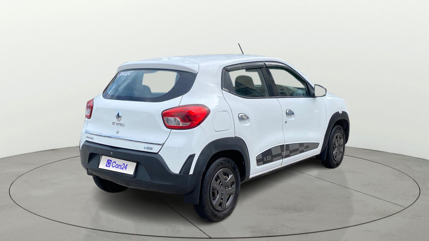 2018 Renault Kwid RXT 1.0 AMT (O), CNG, Automatic, 83,245 km, Right Back Diagonal