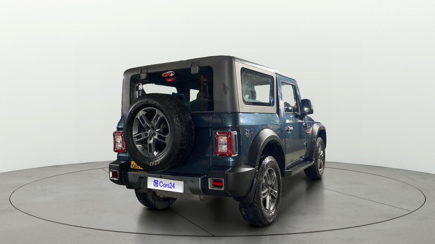 2021 Mahindra Thar LX HT PETROL 4WD MT, Petrol, Manual, 8,520 km, Right Back Diagonal