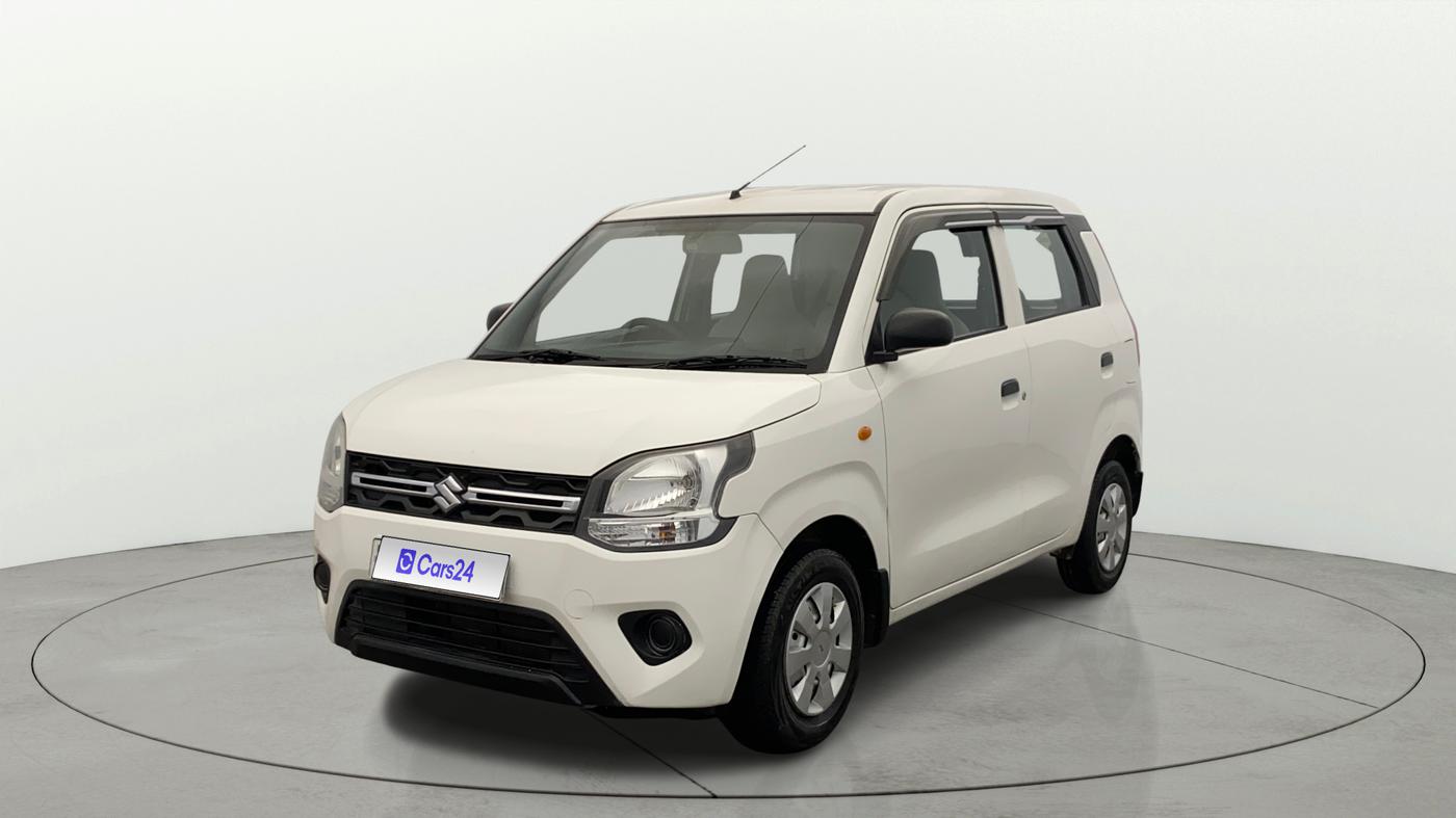 2020 Maruti New Wagon-R LXI CNG (O) 1.0, CNG, Manual, 77,258 km, Left Front Diagonal