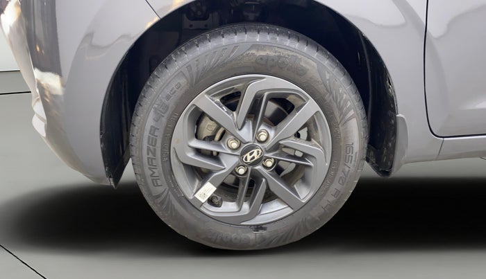 2022 Hyundai GRAND I10 NIOS SPORTZ AMT 1.2 KAPPA VTVT, Petrol, Automatic, 4,494 km, Left Front Wheel