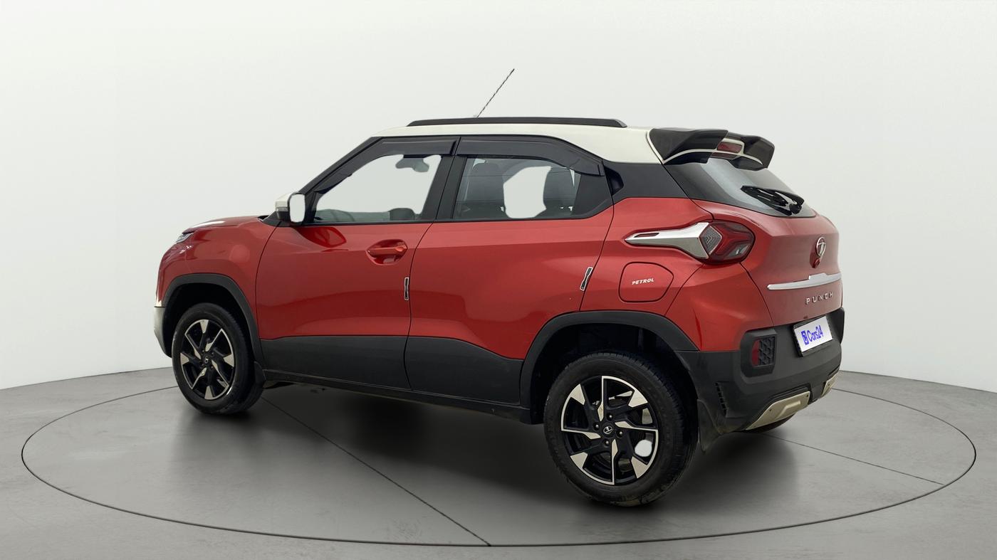 2023 Tata PUNCH CREATIVE AMT 1.2 RTN DUAL TONE, Petrol, Automatic, 31,600 km, Left Back Diagonal