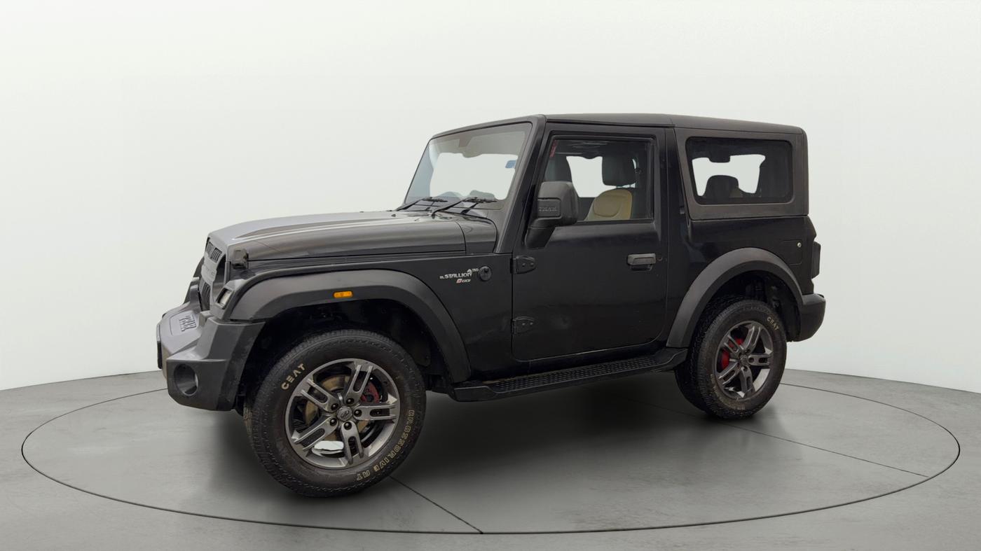 2021 Mahindra Thar LX PETROL HT 4WD AT, Petrol, Automatic, 80,146 km, Left Front Diagonal