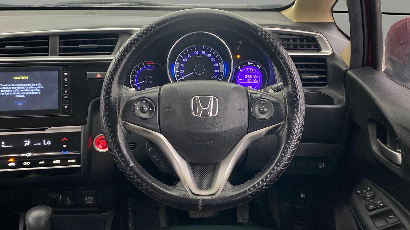2019 Honda Jazz 1.2L I-VTEC VX CVT, Petrol, Automatic, 49,869 km, Steering Wheel Close Up