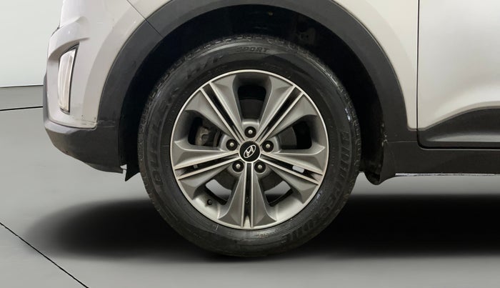 2017 Hyundai Creta SX PLUS AT 1.6 PETROL, Petrol, Automatic, 36,708 km, Left Front Wheel