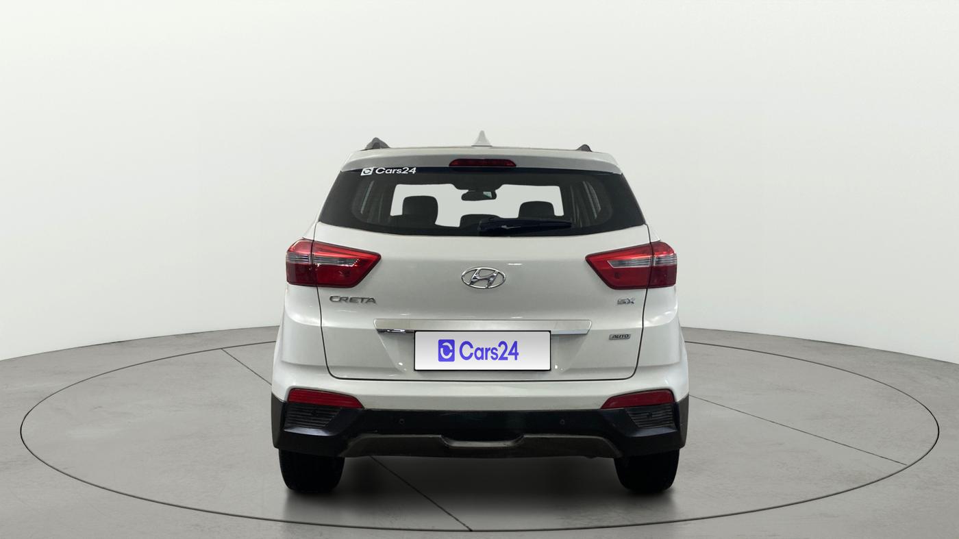 2017 Hyundai Creta SX PLUS AT 1.6 PETROL, Petrol, Automatic, 76,258 km, Back/Rear